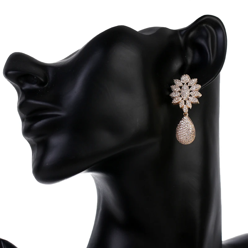 GMGYQ Новое поступление серьги Aretes De Mujer impernos 2018 Con Cristales дизайнерские для женщин