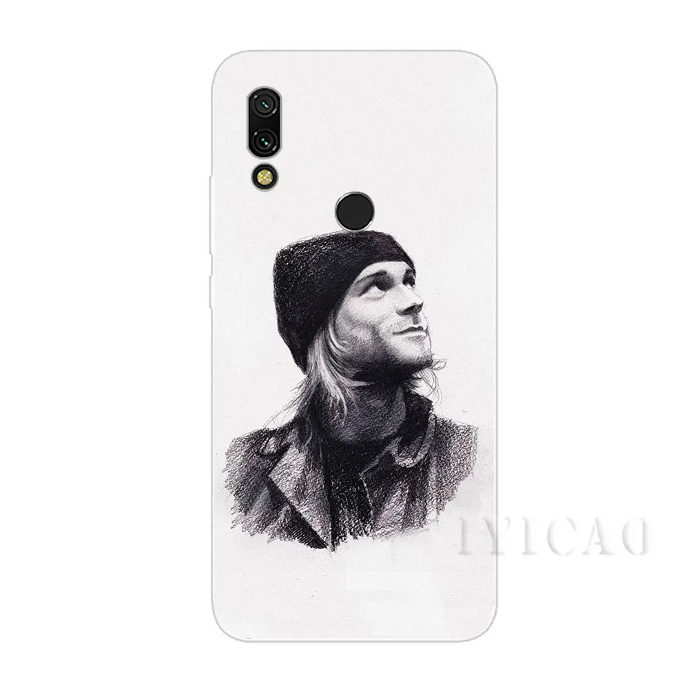 IYICAO Nirvana Kurt Cobain жесткий чехол для Xiaomi Redmi Note 3 4 5 6 7 Pro 5A Prime | Мобильные телефоны и
