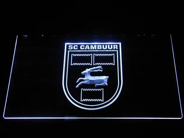 B1016 SC Cambuur Leeuwarden Эредивизи футбол светодиодный неоновый знак | Дом и сад