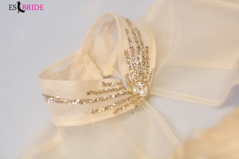 Женское вечернее платье ES2324 золотое длинное без рукавов | Свадьбы и торжества