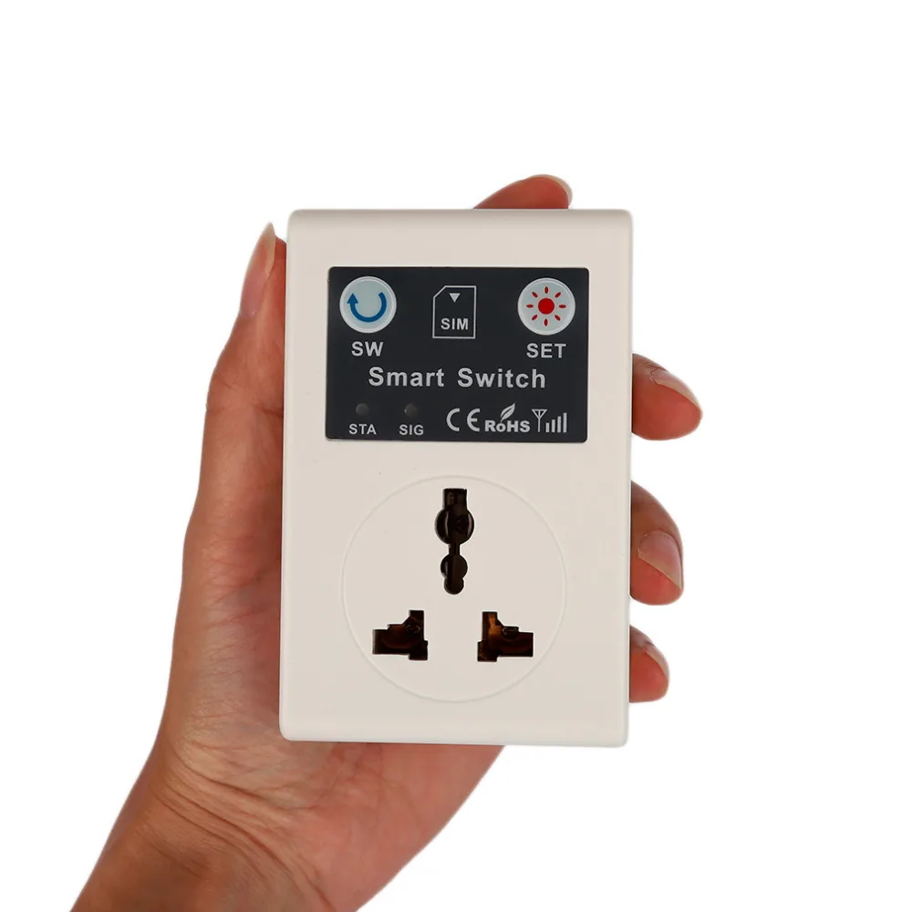 EU 220V Phone RC Remote Wireless Control Smart Switch GSM Socket Power Plug for Home Household Appliance | Обустройство дома