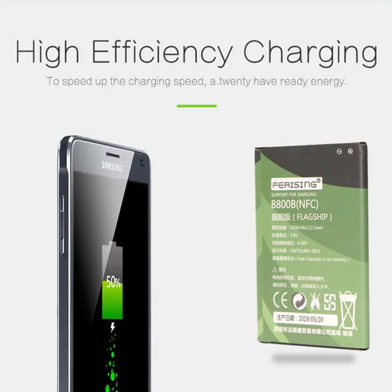 Оптовая продажа с NFC для Samsung Note3 батарея Galaxy Note 3 N900 N9006 N9005 N9000 bateria B800BE 3200mAh батареи |