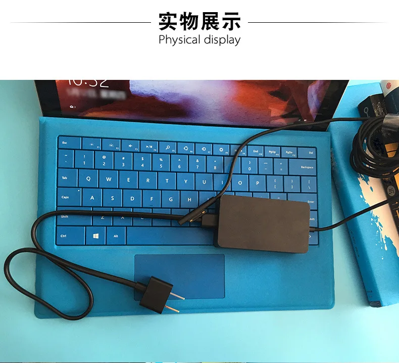 Подходит для microsoft notebook surface Pro зарядное устройство 65 Вт компьютерный блок питания 15v4A адаптер питания