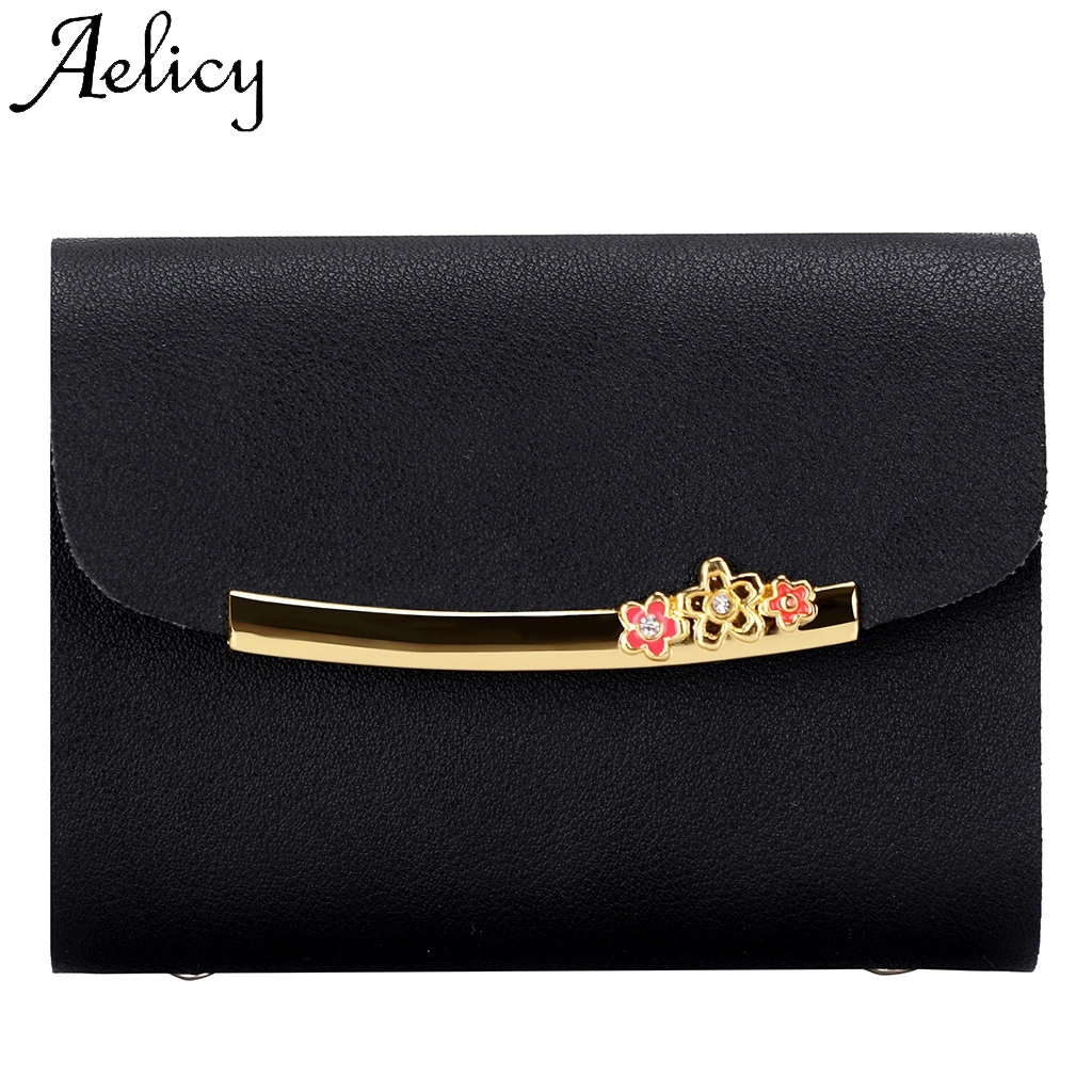 Aelicy женские короткие кошельки Мини для денег маленький складной женский кошелек
