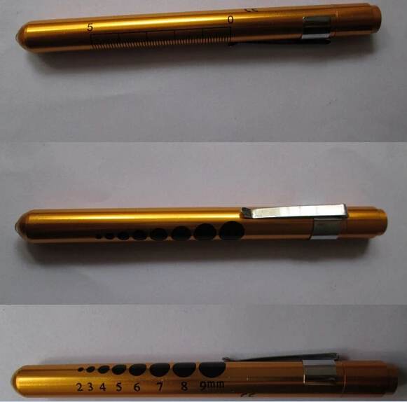 

Penlight Pen Light With Scale Medical EMT Surgical First Aid 12*135mm