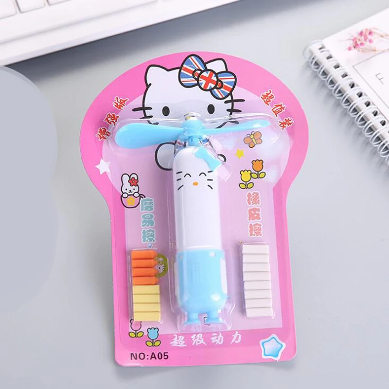Kawaii, милый Электрический Ластик hello kitty и Cat, подарок для девочки, мультяшный Электрический ластик, ручка, коррекция, ластик