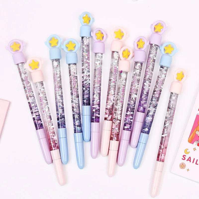 1 шт. креативная волшебная палочка гелевые ручки Милая звезда Ручка с подвижным