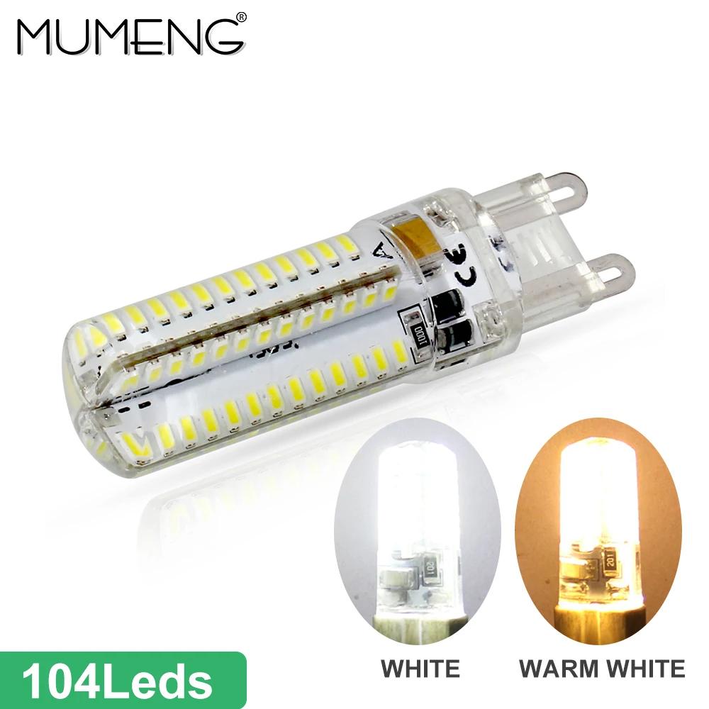 Mumeng G9 светодиодный лампа 3W 4W светильник лампы 3 5 W светодиоидная с регулируемой