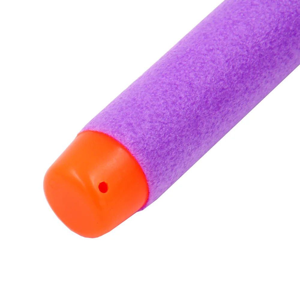 100 pcs Purple EKIND мягкая голова Дартс 7,2 см Заправка для Nerf комплект бластеров игрушечный пистолет - Цвет: 100 pcs Purple