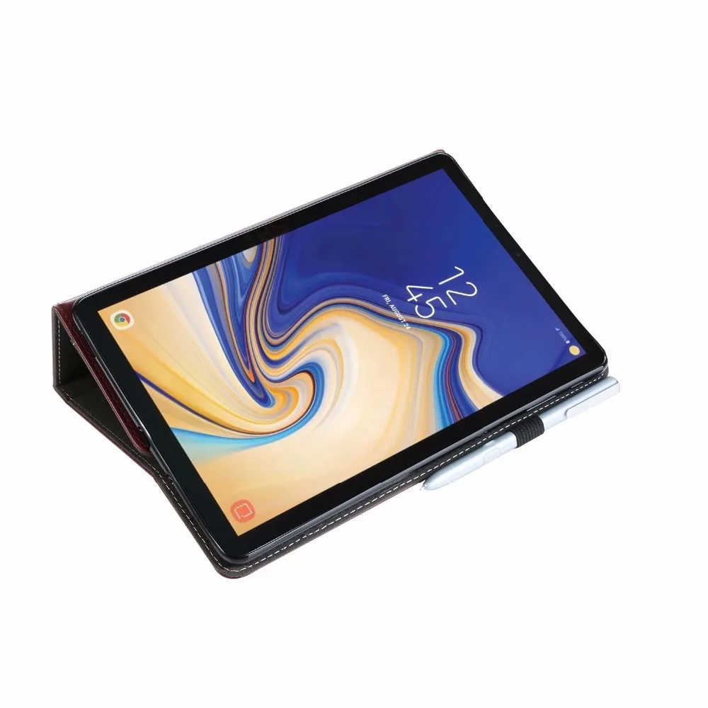 Ручной Премиум кожаный чехол для samsung Galaxy Tab S4 10 5 крышка SM T830 T835 Стенд Смарт 5|Чехлы