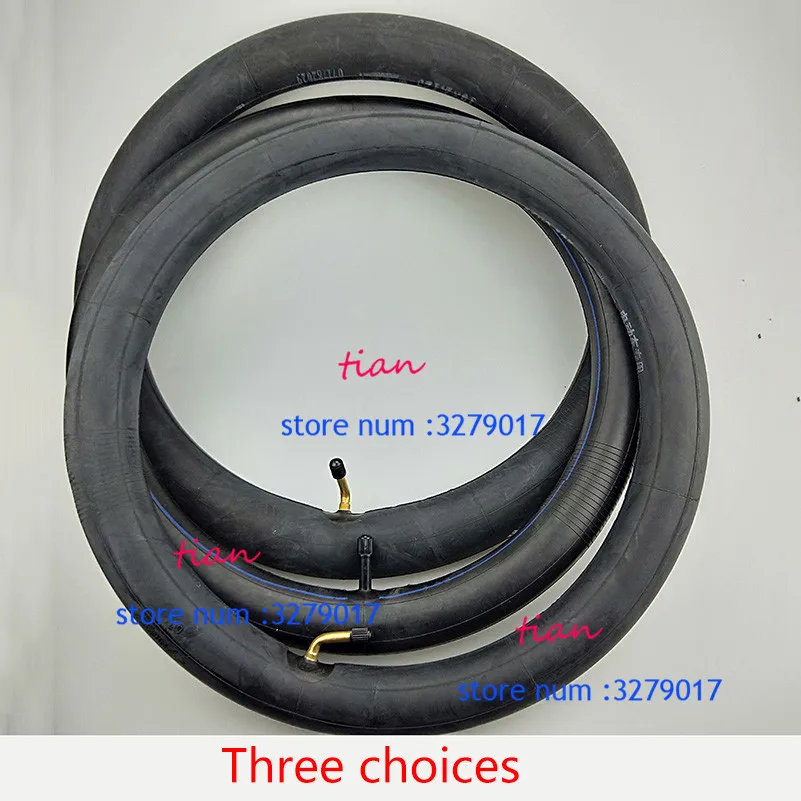 Inner Tube 16 x 2.125 with a Bent Angle Valve Stem or Straight valve fits many gas electric scooters and e-Bike 16x2.125