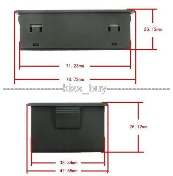 0 500A Hall Coulomb Meter digital LCD DC двунаправленный измеритель напряжения и мощности|Детали