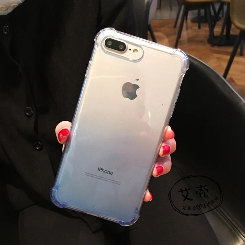 Противоударный мягкий прозрачный чехол Gasbag для iphone XS MAX XR X 7 8 6 6S Plus 5 фотоэлементов