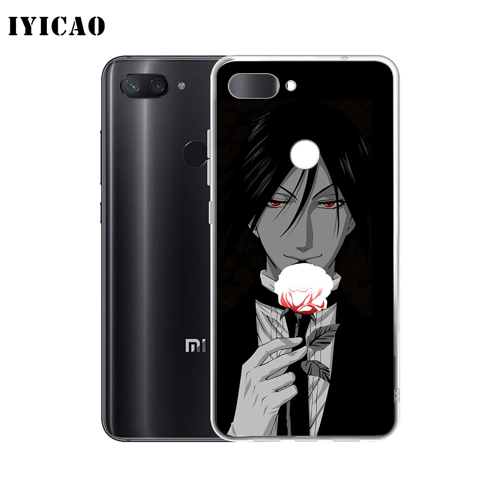 IYICAO Черный Дворецкий Себастиан мягкий силиконовый чехол для телефона Xiaomi Redmi 4A 5A