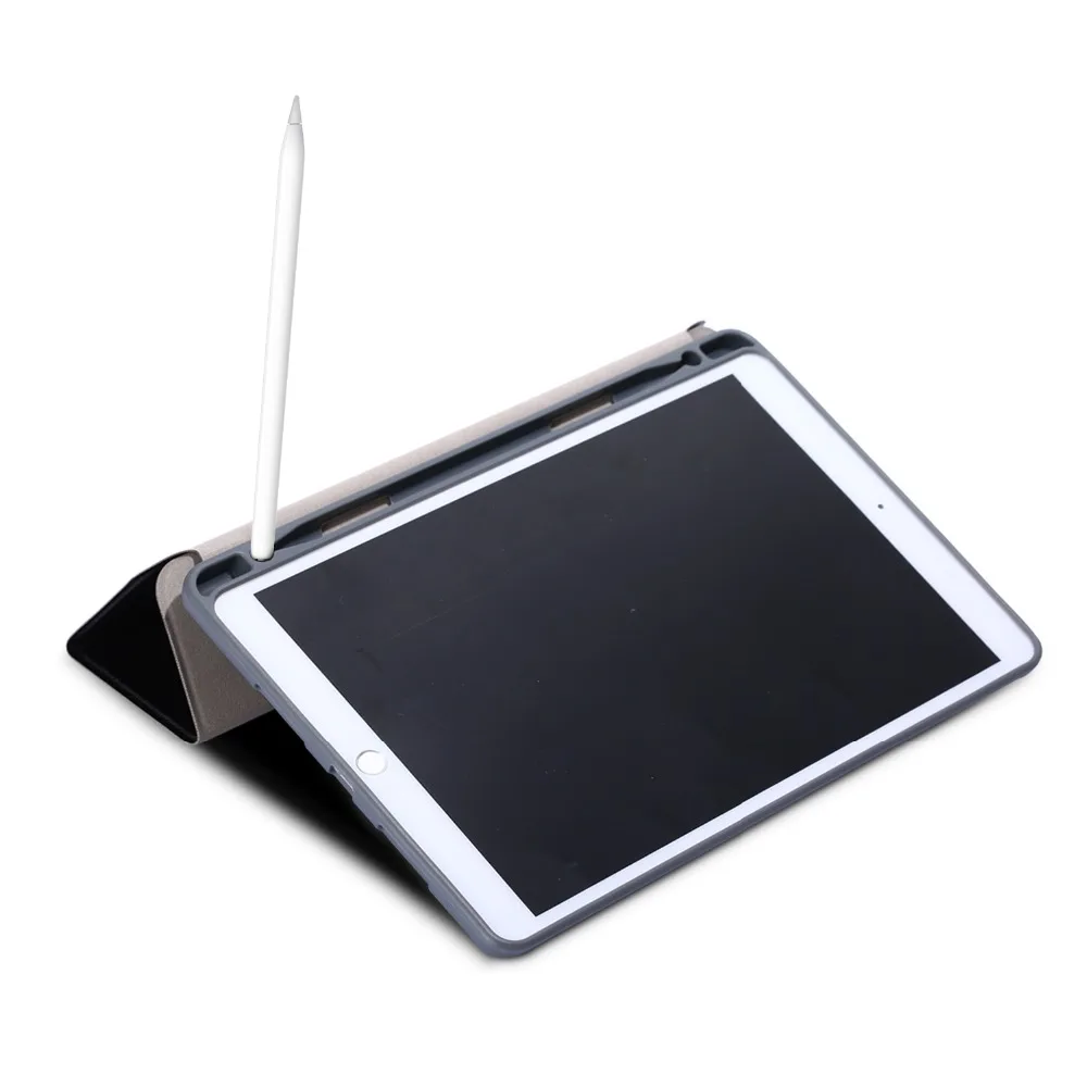 Кожаный флип-чехол с держателем для ручки iPad Air 3 10. 5 умный чехол функцией