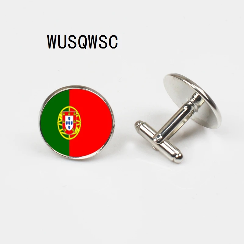 WUSQWSC модные запонки флаг Португалии дизайн рубашка интимные Аксессуары