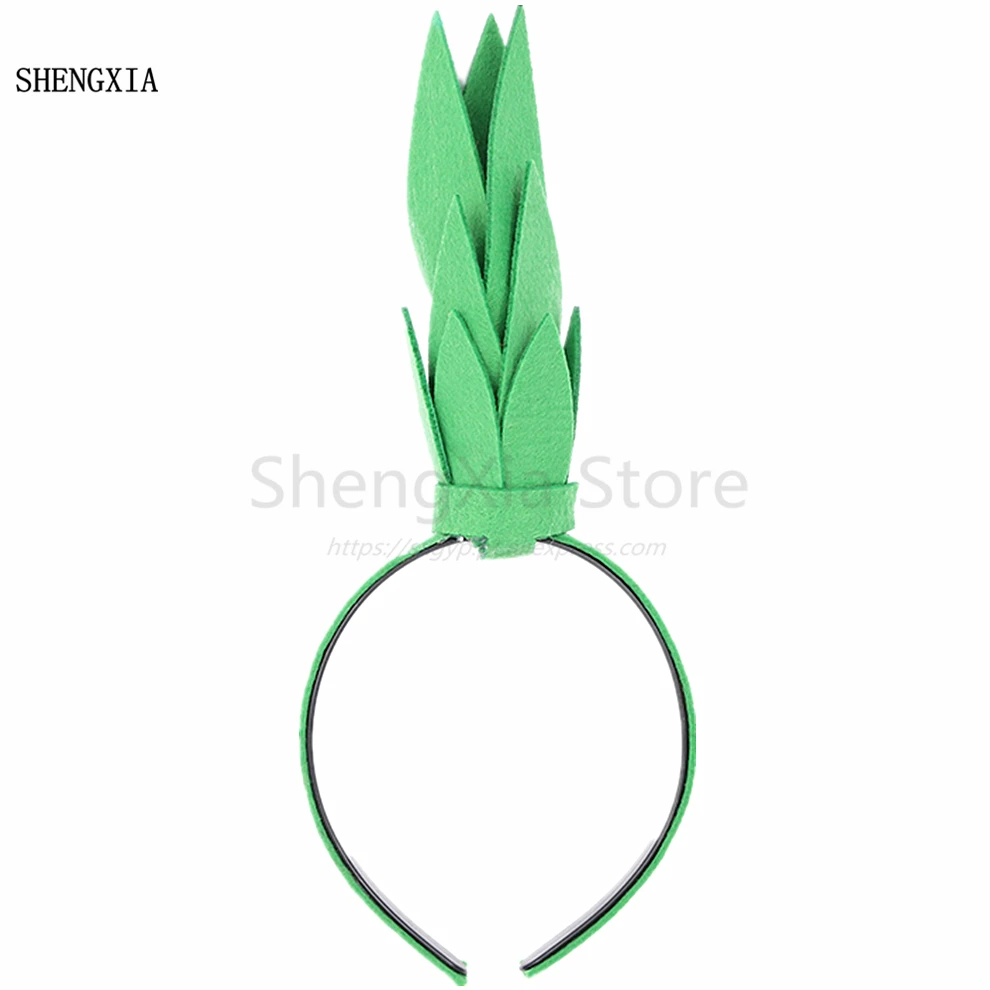 New holiday party headband headdress Halloween Irish St. Patrick Day green pineapple adult child |
