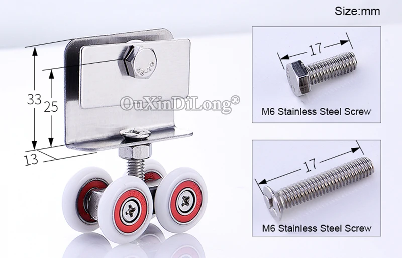 8 шт. ролики для раздвижных дверей душевых кабин|Дверные ролики| |