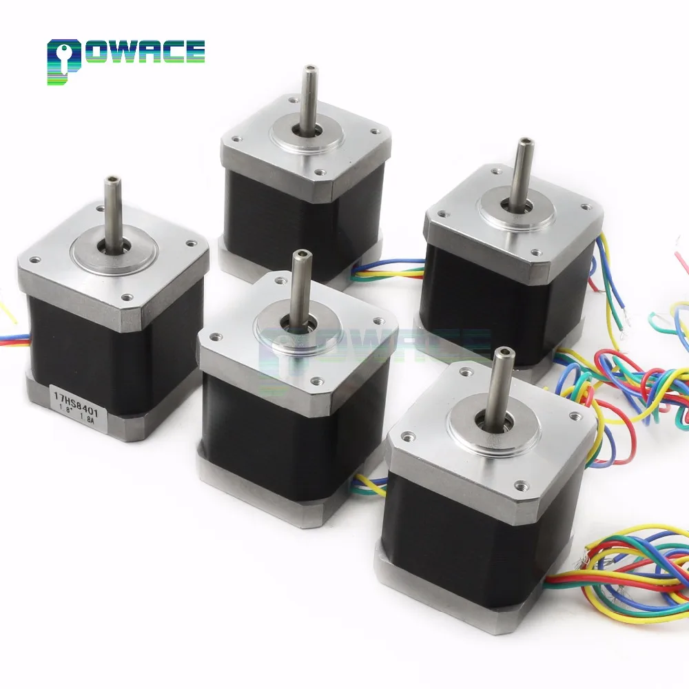 5 шт. шаговый Электродвигатель с ЧПУ 17HS8401 48 мм 78 унций|cnc stepper motor|step motorstepper motor |