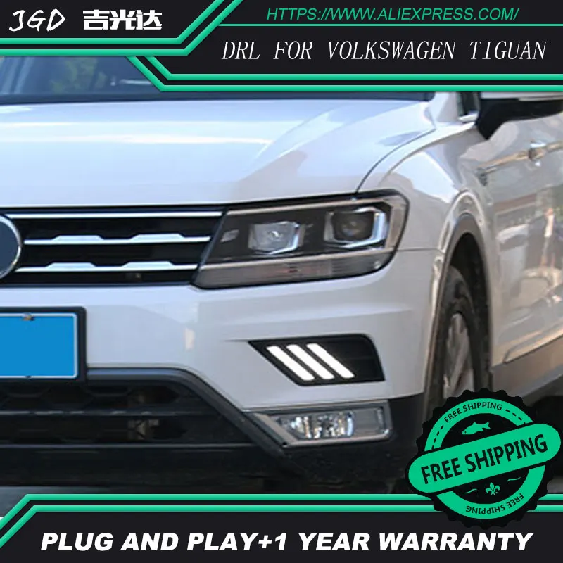 Бесплатная доставка! Чехол для VW Tiguan 2017 супер яркий водонепроницаемый ABS