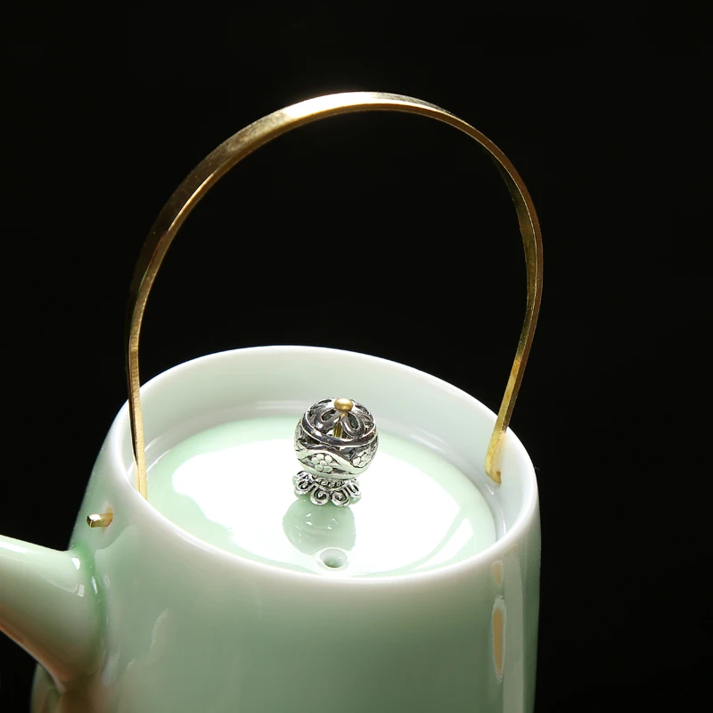 Чайник TANGPIN longquan celadon, керамические чайники, китайский чайник, китайский чайный набор, кунг-фу