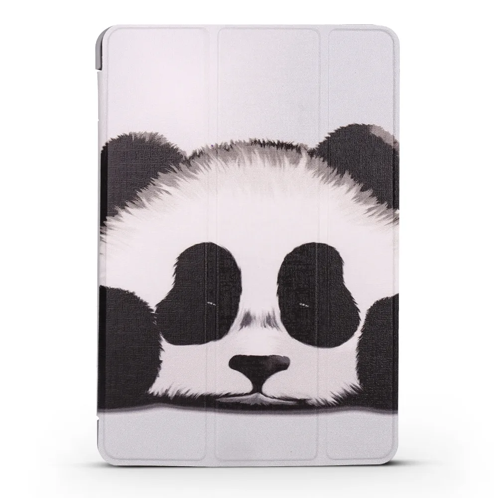 Тонкая магнитная подставка с умным принтом в 3 папках мягкий кожаный чехол из ТПУ