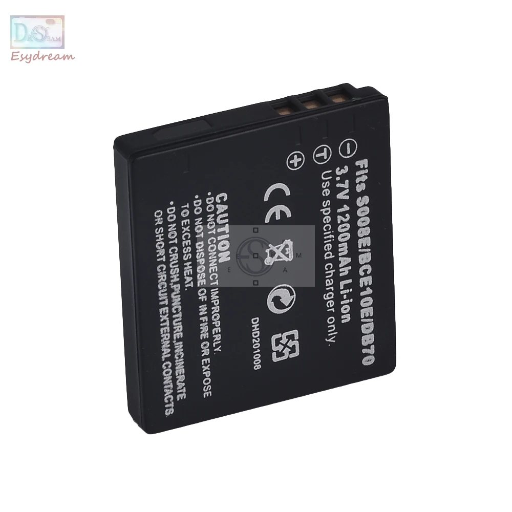 S008 CGA DMW BCE10 1200 мА/ч Батарея для цифрового фотоаппарата PANASONIC FX30 FX35 FX33 FX36 FX55 FX500 FS5 FS3