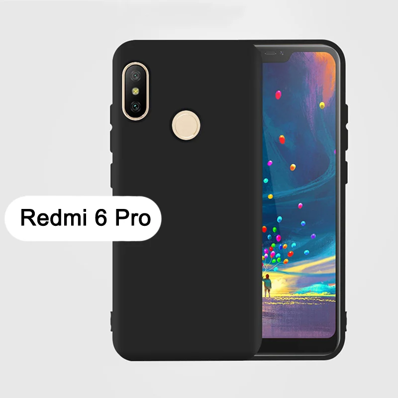 Xiaomi Redmi 6A 5A 4A Case Cover For 6 Pro Silicone TPU Soft Matte Full Redmi6A |