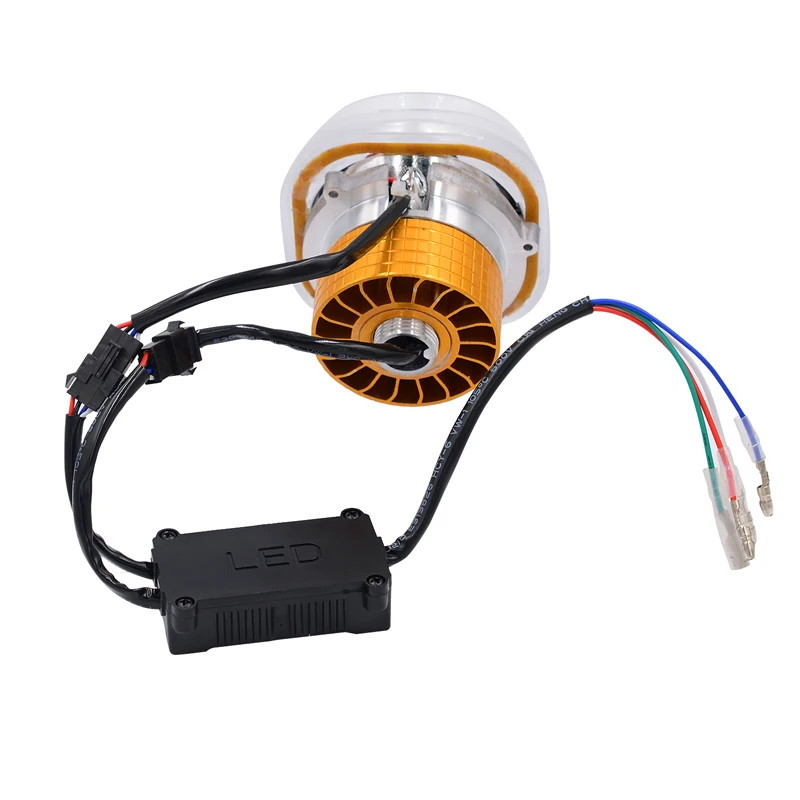 WUPP фара мотоцикла квадратная Медузы LED 1200LM 200000H светодиодные фары DC 12V 24V передняя