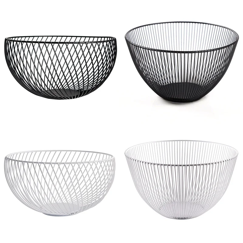 Нордическая креативная минималистичная корзина для фруктов гостиной сливная