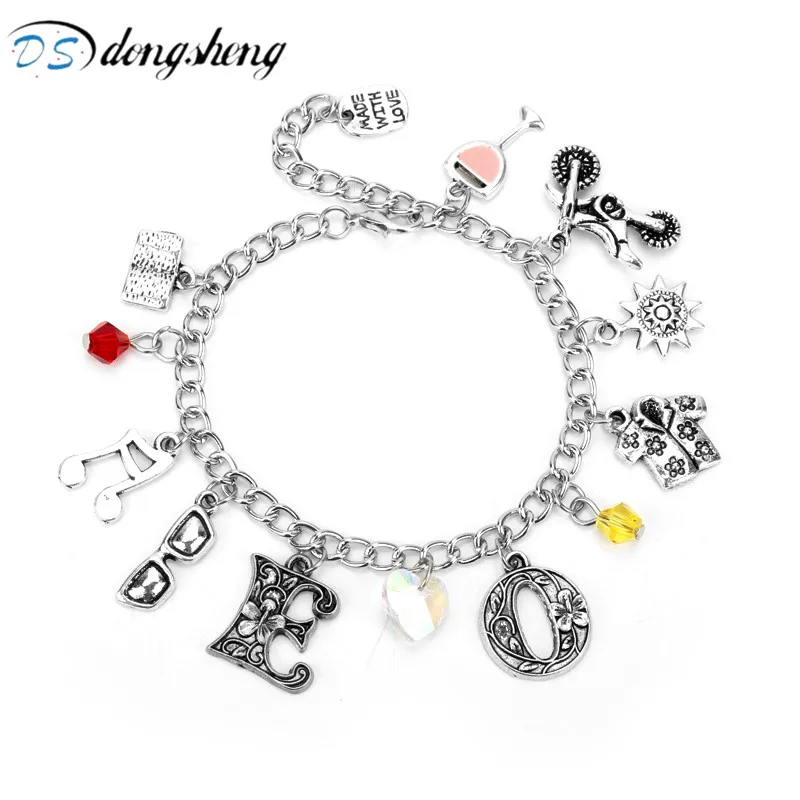 Dongsheng модные Винтаж Jewelry Call Me на Ваше имя Браслеты для женщина девушка Jewelry Элио Oliver буквы браслет ручной работы- 25