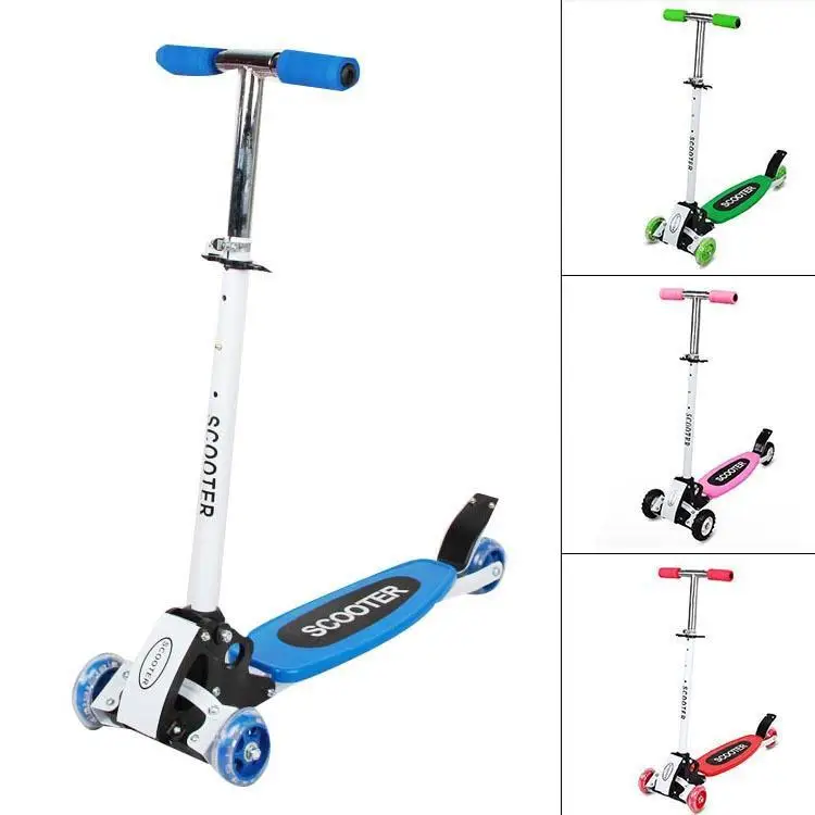 Самокат с регулируемой высотой лучшие подарки на 50 кг От 2 до 8 лет для детей