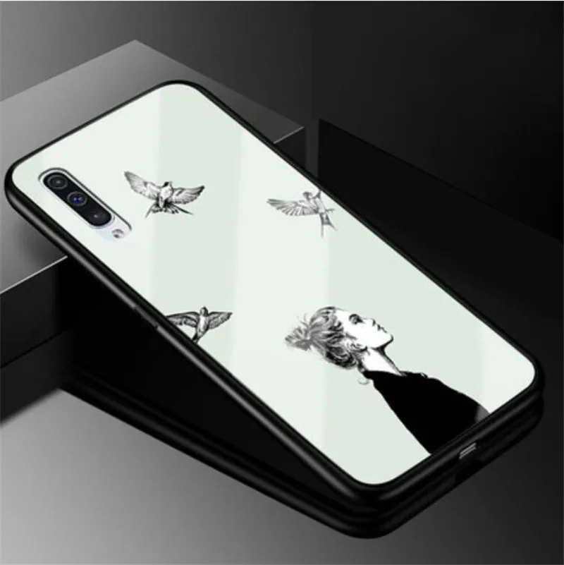 as photo 11 6," Funda для samsung Galaxy A50 чехол стекло твердая задняя крышка чехол для телефона для samsung Galaxy A50 чехол TPU рамка A 50 Coque - Цвет: as photo 11