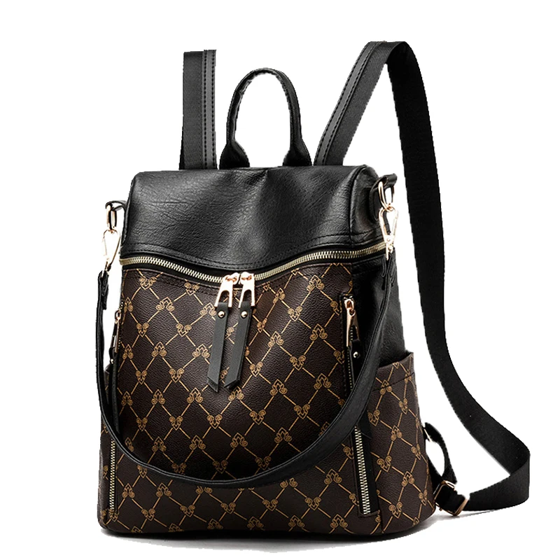 Новый Рюкзак Mochila Feminina женский рюкзак из искусственной кожи в стиле ретро