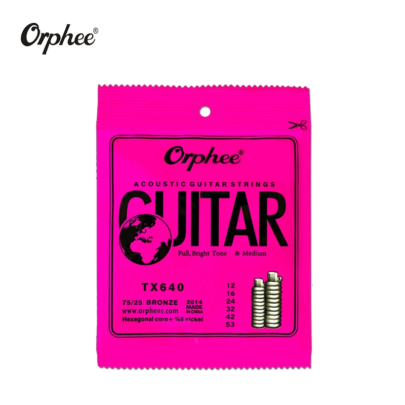 Струны для гитары orphee TX620/TX630/TX640 струны акустической ссветильник 10 шт.|Детали и