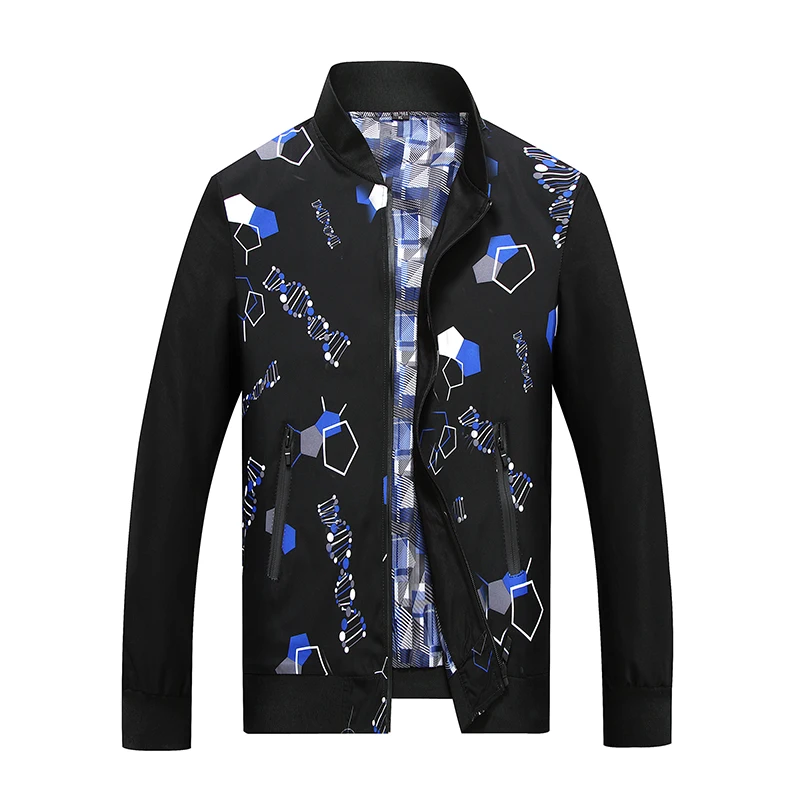 Плюс size2018 новые высококачественные весна-осень Для Мужчин Новая повседневная