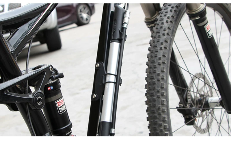 GUB P002/P003 Aluminum Mountain Bicycle Road Bike MTB Pump High Pressure Portable Mini Single/Double Air Cylinder Pump
