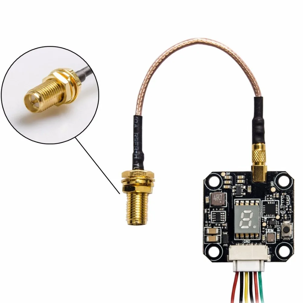 AKK 5 8 Ghz 40CH 25mW/200mW/400mW/600 MMCX интегрированная OSD FC настройка через Betaflight плата