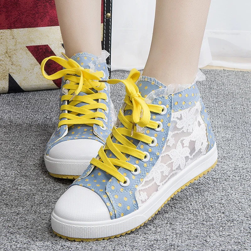 Women sneakers princess canvas floral print shoes women's casual ventilation sports for lady flats free shipping | Спорт и