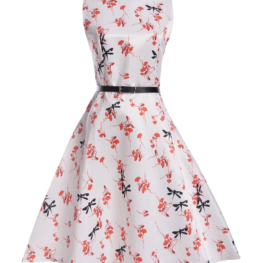 Фирменные платья для мамы и дочки 2017 винтажное весеннее Платье с принтом девочек