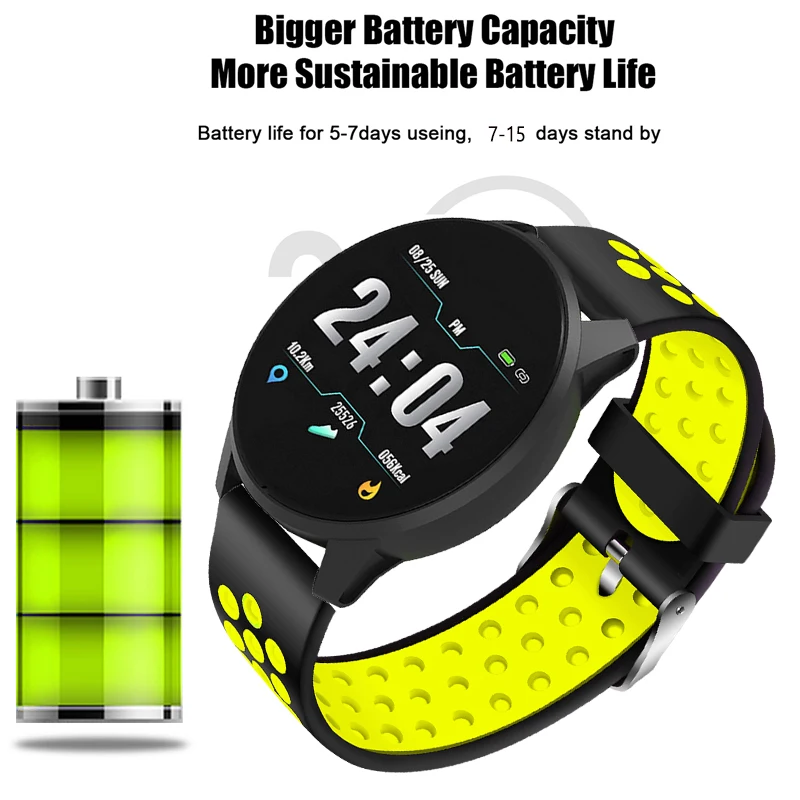 2019LIGE женские Смарт часы мужские приборы для измерения артериального давления