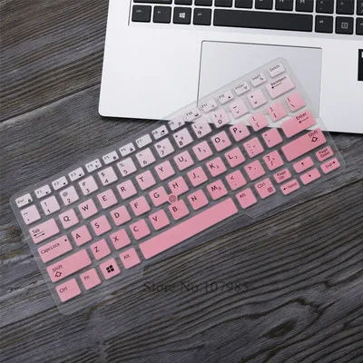 GradualPink Обложка клавиатуры для ноутбука Защитная крышка для 1" ноутбука Dell Latitude 5450 3340 7480 7490 5490 5491 E5450 E5470 E7450 E7490 E5490 - Color: GradualPink