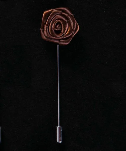 No.12 lapel pin 19 цветов, брошь для костюма, булавки, броши для мужчин, для свадьбы, ручная работа, лента, цветок розы, на лацкане, брошь на кнопке, палочка, цветок, Мужская брошь - Окраска металла: No.12 lapel pin