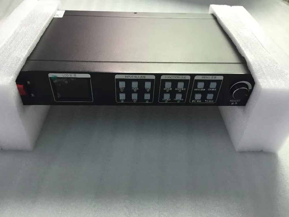 Отправляющая карта + светодиодный видеопроцессор KYSATR KS600, скалер 1920*1200 с поддержкой DVI VGA HDMI, Светодиодный настенный контроллер для видео NOVA и LINSN Отправляющая карта + светодиодный видеопроцессор KYSATR KS600, скалер 1920*1200 с поддержкой DVI VGA HDMI, Светодиодный настенный контроллер для видео NOVA и LINSN