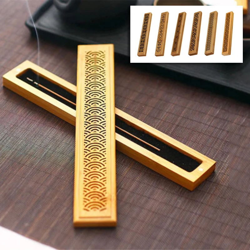 Ретро винтажная деревянная подставка для ароматических палочек Joss Insence горелка