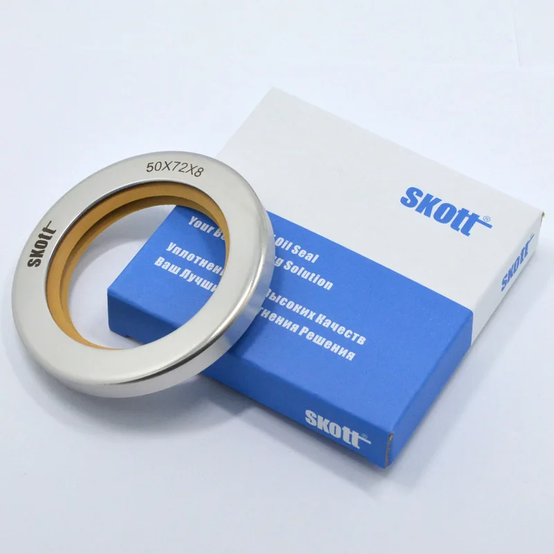 50*72*8 mm Dual Lip PTFE Oil Seals with SS304 Housing For Free Application Dry Vacuum Pump | Автомобили и мотоциклы