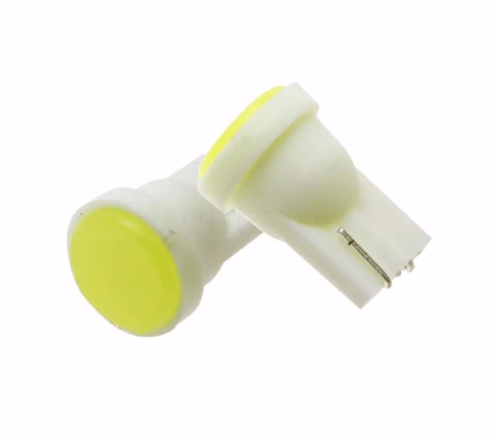 Новинка 10 шт. автомобильный внутренний светодиодный светильник T10 COB W5W лампа с