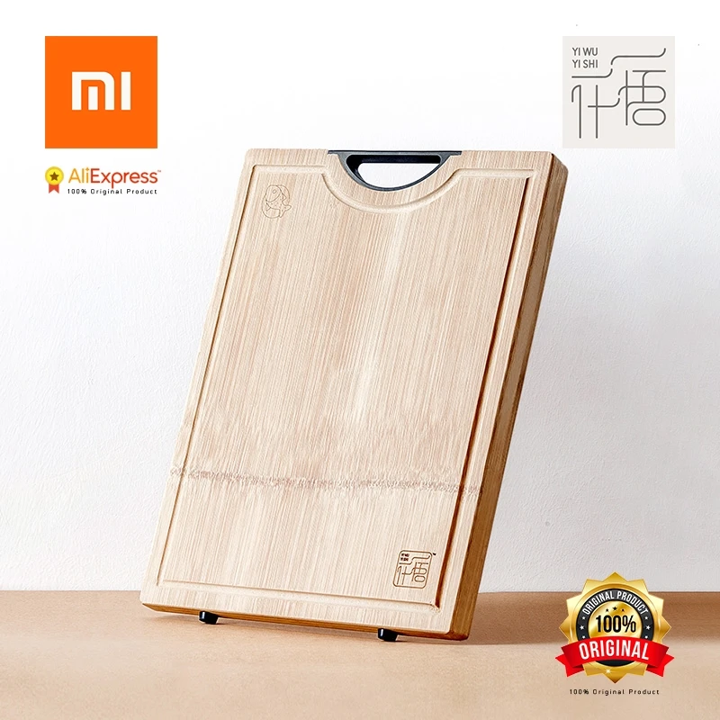 Xiaomi Оригинал YI WU SHI разделочная доска без воска масла утолщенная цельная