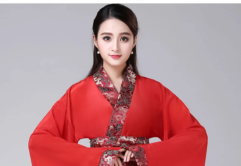 Китайская народная танцевальная одежда Hanfu платье Женский Классический Национальный Костюм Традиционный китайский древний костюм принцессы для выступлений
