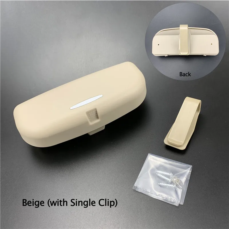 Single Clip Beige Автомобильные аксессуары солнцезащитный козырек чехол для Renault Espace Twingo Clio ZOE Kwid SYMBIOZ ARKANA Duster EZ-PRO Lodgy Alpine A110 - Название цвета: Single Clip Beige
